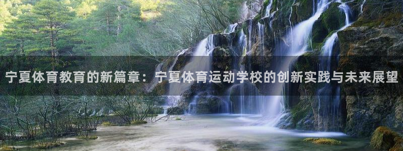 JJB竞技宝官网下载：宁夏体育教育的新篇章：宁夏体育运动学校
