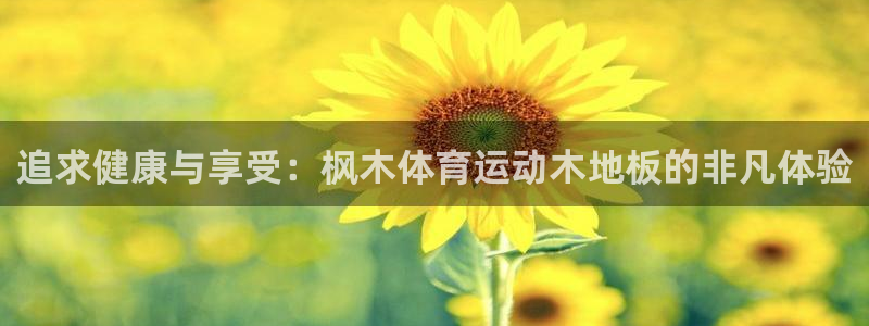JJB竞技宝官网下载娱乐：追求健康与享受：枫木体育运动木地板